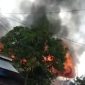 Kebakaran rumah seorang guru di Sampit.